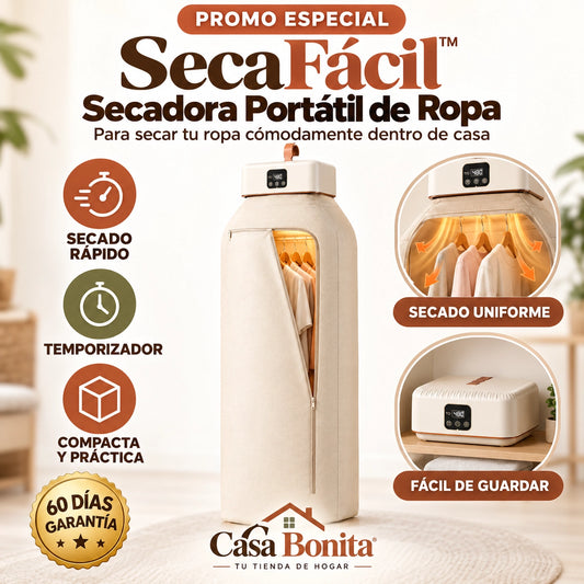 SecaFácil® — Secadora Portátil de Ropa