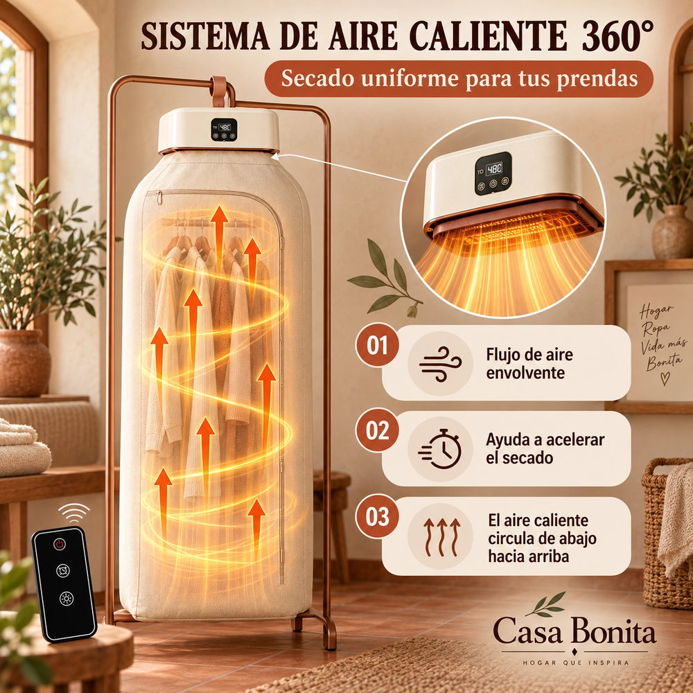 SecaFácil® — Secadora Portátil de Ropa